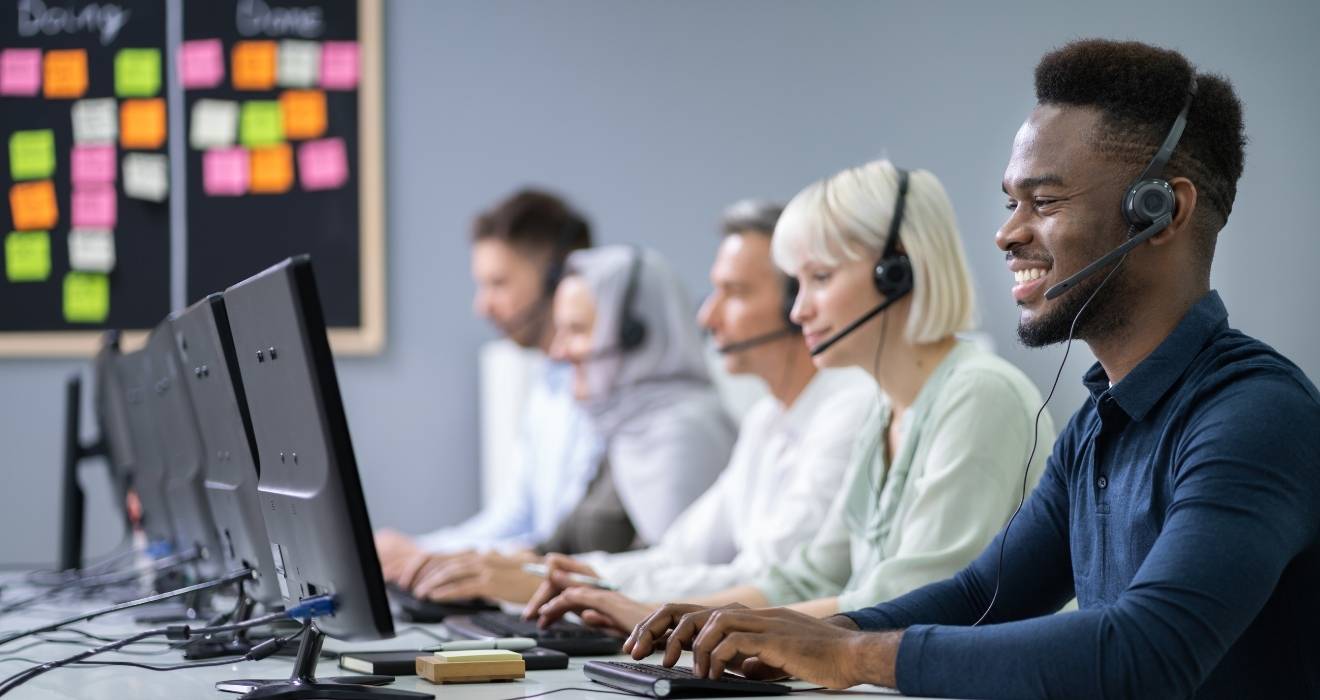 Call center team